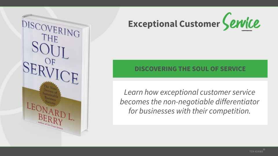 Discovering the Soul of Service